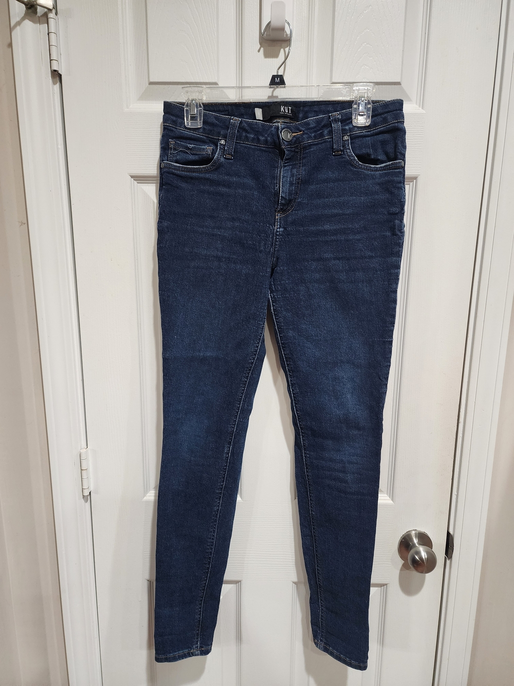 Kut from the Kloth Women’s Size 8 Mia Toothpick Skinny Dark Wash Blue Jeans